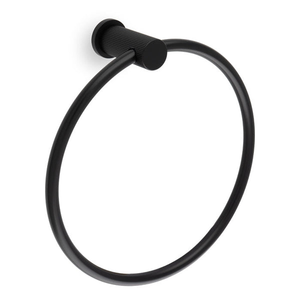 Alexander & Wilks Brunel Plain Towel Ring Reeded Towel Ring by Alexander & Wilks