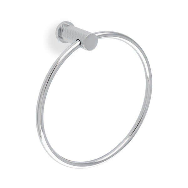 Alexander & Wilks Brunel Plain Towel Ring Reeded Towel Ring by Alexander & Wilks