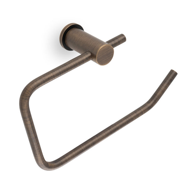 Alexander & Wilks Brunel Plain Towel Ring Pain Toilet Roll Holder by Alexander & Wilks