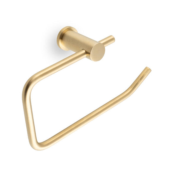 Alexander & Wilks Brunel Plain Towel Ring Pain Toilet Roll Holder by Alexander & Wilks