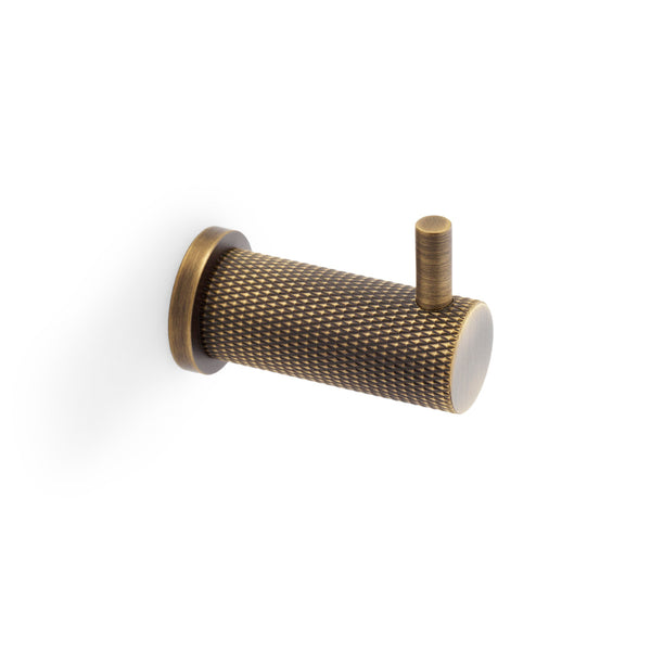 Alexander and Wilks - Brunel Knurled Coat Hook