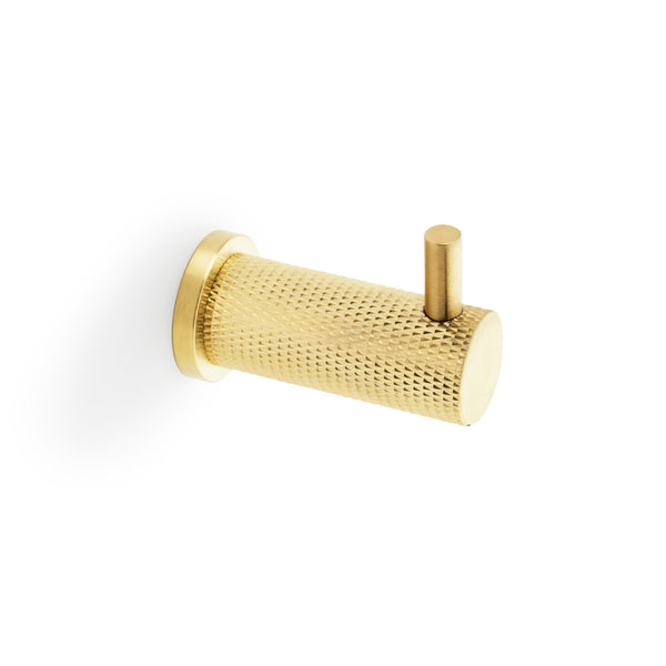 Alexander and Wilks - Brunel Knurled Coat Hook