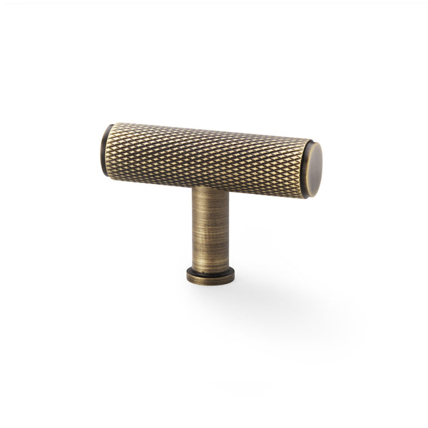 Alexander And Wilks - Crispin Knurled T-Bar Cupboard Knob