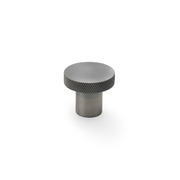 Alexander & Wilks, Alexander and Wilks - Hanover Knurled Circular Cupboard Knob, Cabinet Hardware, Cabinet Knob