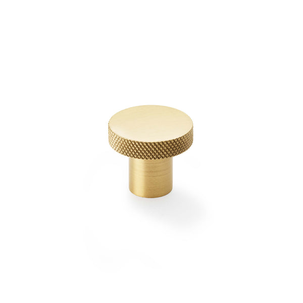 Alexander & Wilks, Alexander and Wilks - Hanover Knurled Circular Cupboard Knob, Cabinet Hardware, Cabinet Knob