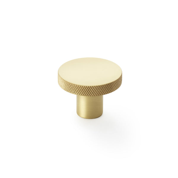 Alexander & Wilks, Alexander and Wilks - Hanover Knurled Circular Cupboard Knob, Cabinet Hardware, Cabinet Knob