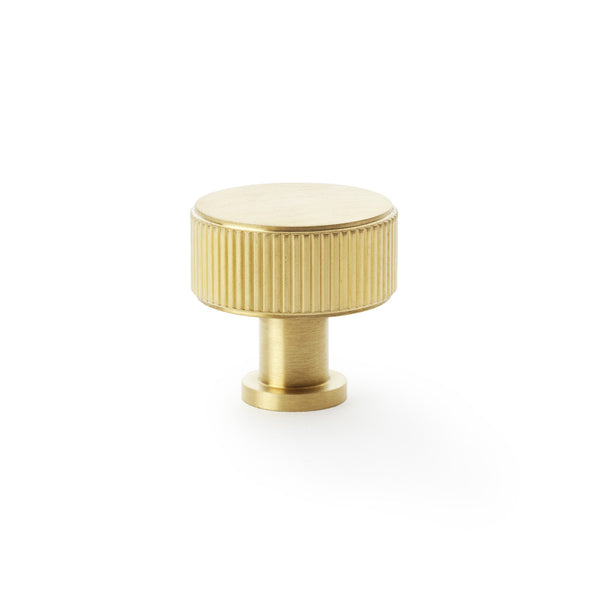 Alexander & Wilks, Alexander and Wilks - Lucia Reeded Cupboard Knob, Cabinet Hardware, Cabinet Knob