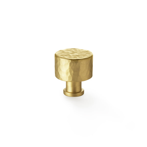 Alexander & Wilks, Alexander and Wilks - Leila Hammered Cupboard Knob, Cabinet Hardware, Cabinet Knob