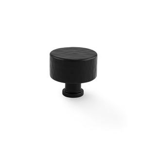 Alexander & Wilks, Alexander and Wilks - Leila Hammered Cupboard Knob - 35mm, Cabinet Hardware, Cabinet Knob