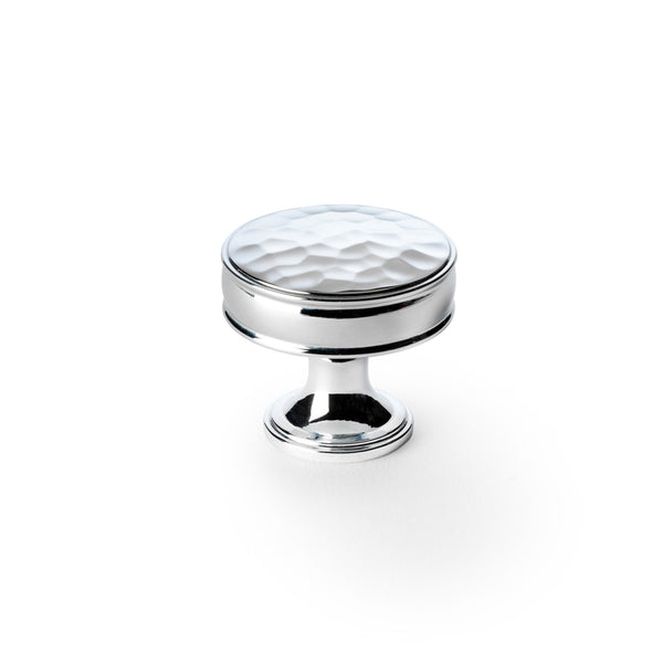 Alexander & Wilks, Alexander and Wilks - Lynd Hammered Cupboard Knob, Cabinet Hardware, Cabinet Knob