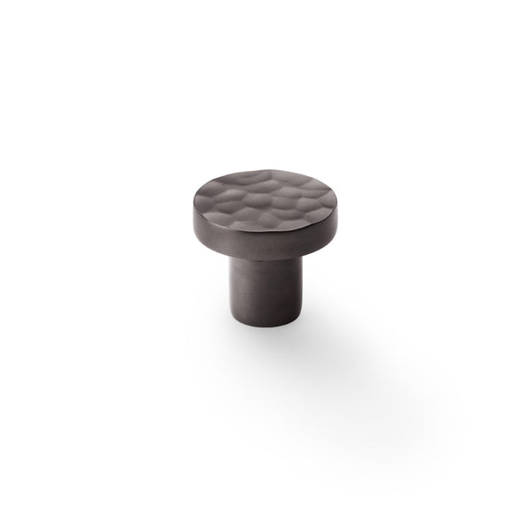 Alexander & Wilks, Alexander and Wilks - Hanover Hammered Cupboard Knob, Cabinet Hardware, Cabinet Knob