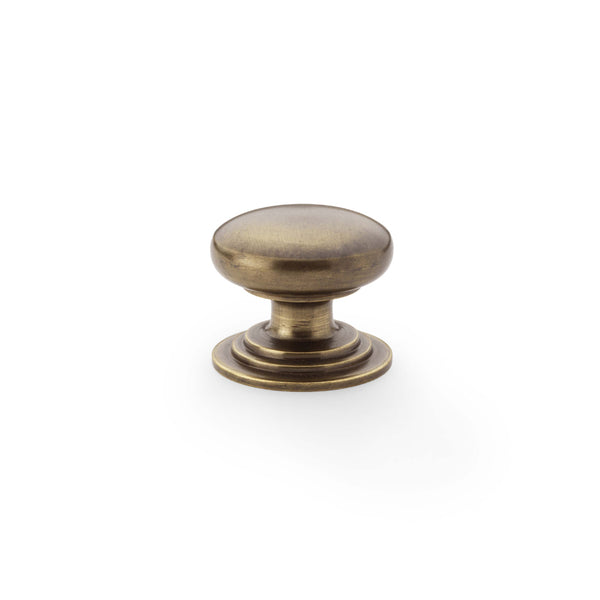 Alexander and Wilks - Waltz Round Cupboard Knob on Stepped Rose