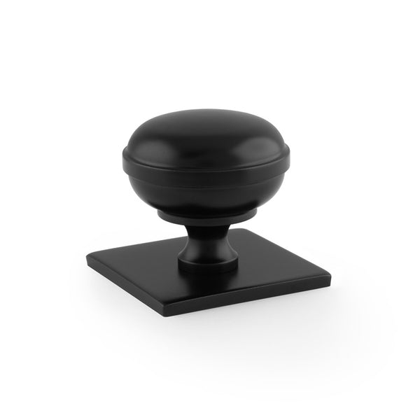 Alexander & Wilks Quantock Cabinet Knob On Square Backplate