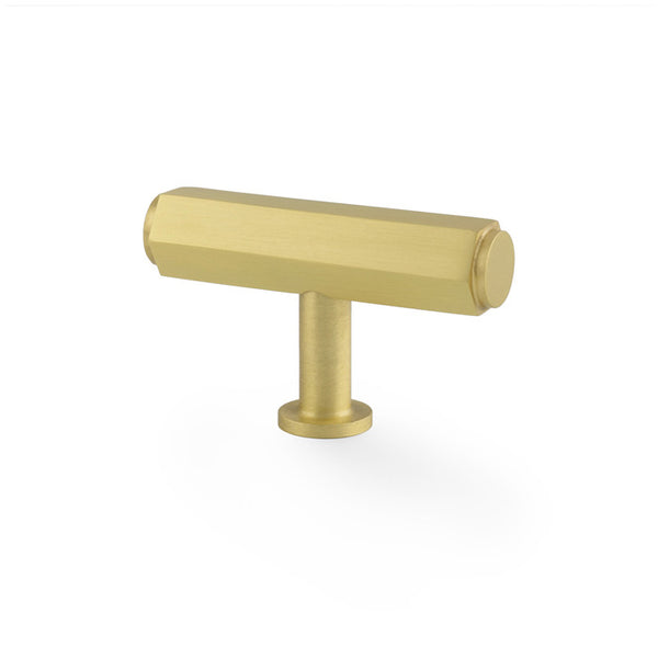 Alexander & Wilks, Alexander and Wilks - Vesper Hex T-Bar Cabinet Knob, Cabinet Hardware, Cabinet Knob