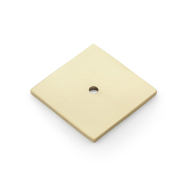 Alexander & Wilks, Alexander and Wilks - Bullion Square Backplate, Cabinet Hardware, Cabinet Accessories