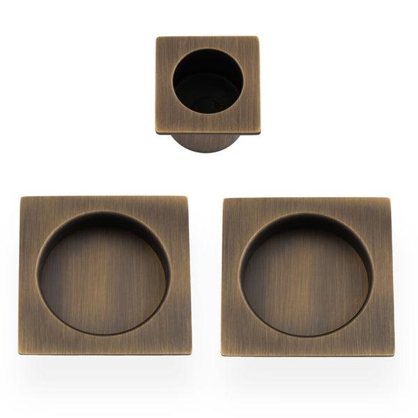 Alexander & Wilks Square sliding door pull kit