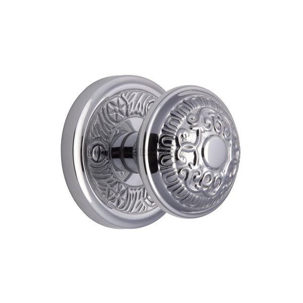 Aydon Door Knob on Rose by M Marcus - Heritage Brass