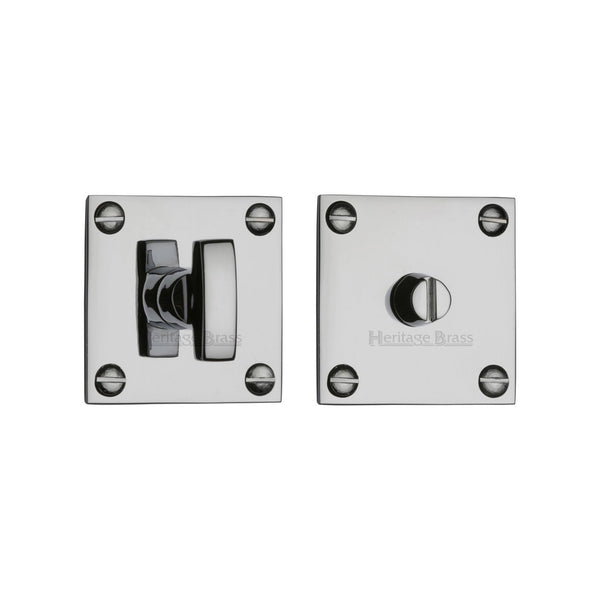 Square Bathroom Turn & Release - BAU1555 by M Marcus - Heritage Brass