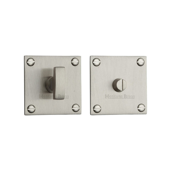 Square Bathroom Turn & Release - BAU1555 by M Marcus - Heritage Brass