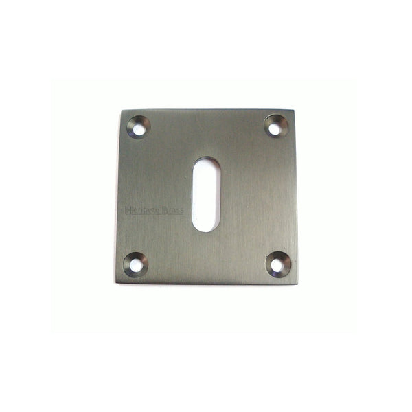Standard Key Escutcheon Square - BAU1556 by M Marcus - Heritage Brass