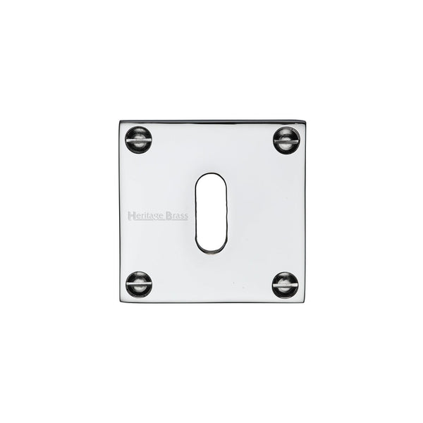 Standard Key Escutcheon Square - BAU1556 by M Marcus - Heritage Brass