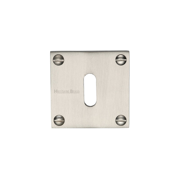 Standard Key Escutcheon Square - BAU1556 by M Marcus - Heritage Brass