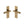 Bauhaus Door Handle on Plate by M Marcus - Heritage Brass