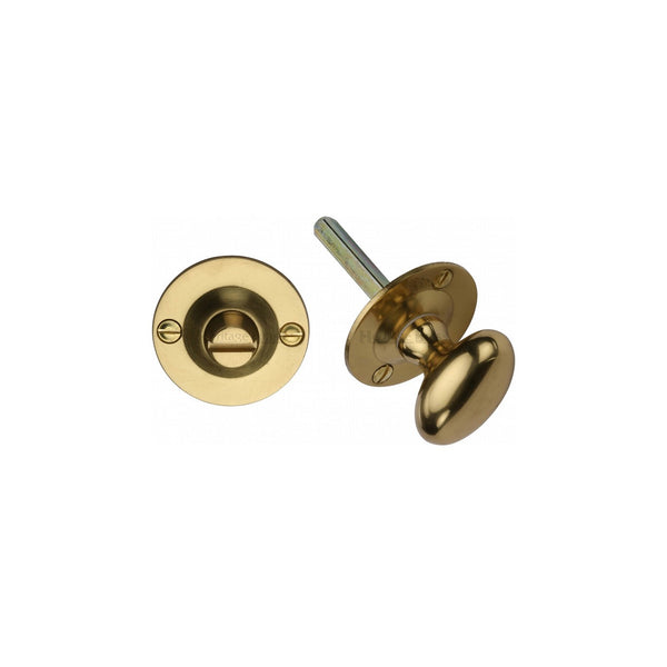 Bolt for Privacy in Bathroom or Bedroom Doors by M Marcus - Heritage Brass