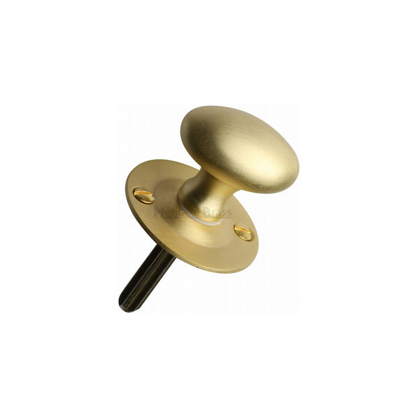 Thumbturn w/o Bolt for Bathroom or Bedroom Doors by M Marcus - Heritage Brass