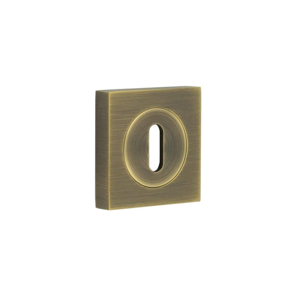 Burlington Standard Keyway Escutcheons Square Plain rose