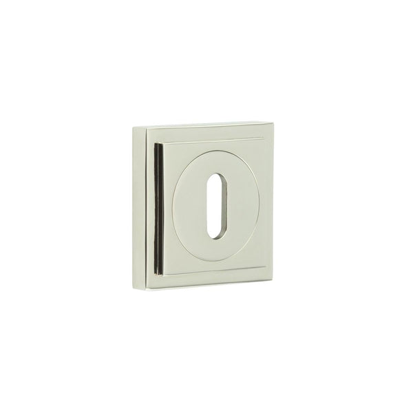 Burlington Standard Keyway Escutcheons Square Stepped Rose