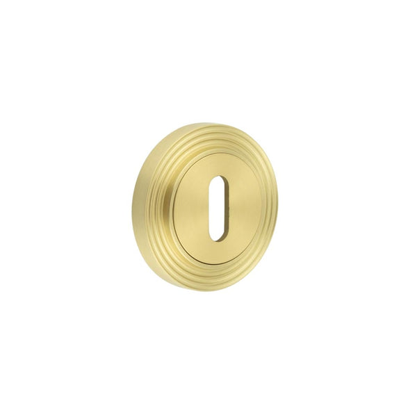 Burlington Standard Keyway Escutcheons Reeded Rose