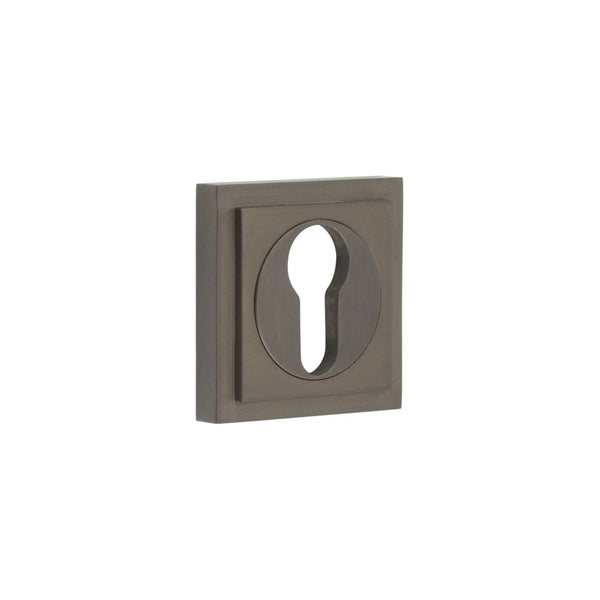 Burlington Euro Profile Escutcheons Square Stepped Rose