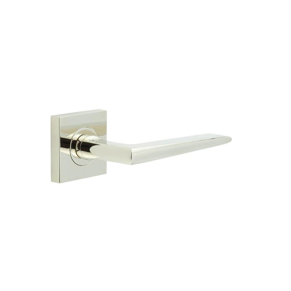 Burlington Mayfair Door Handles On Square Plain Rose