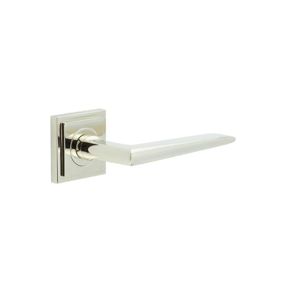Burlington Mayfair Door Handles On Square Stepped Rose