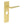 Mayfair Door Handle Bathroom Backplate Satin Brass