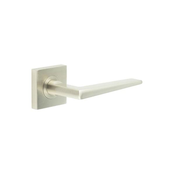 Burlington Mayfair Door Handles On Square Plain Rose