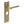 Fitzrovia Door Handle Bathroom Backplate Antique Brass