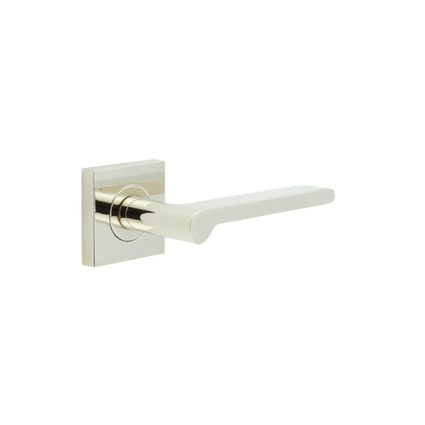 Burlington Fitzrovia Door Handles On Square Plain Rose