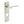 Fitzrovia Door Handle Din Bathroom Backplate Polished Nickel