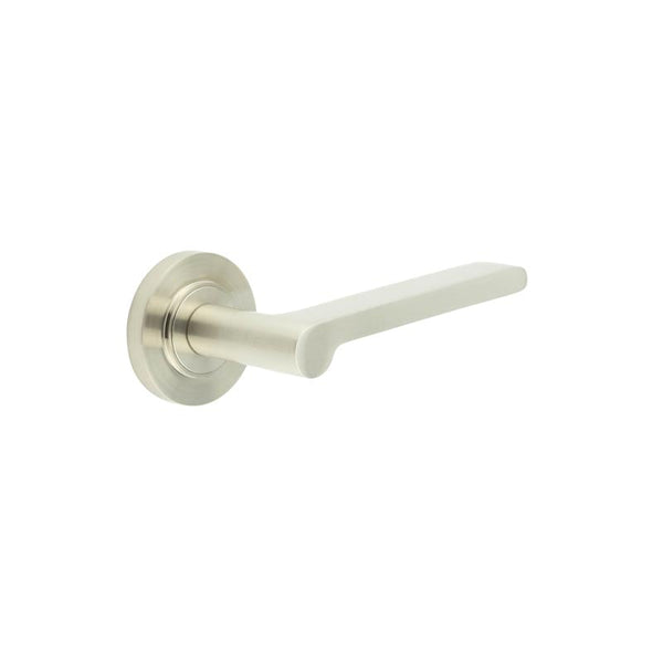 Burlington Fitzrovia Door Handles On Plain Rose
