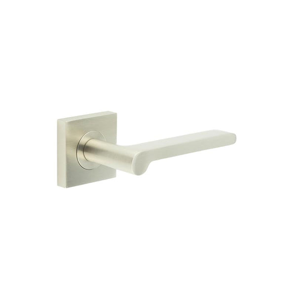 Burlington Fitzrovia Door Handles On Square Plain Rose