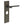Fitzrovia Door Handle Bathroom Backplate Dark Bronze