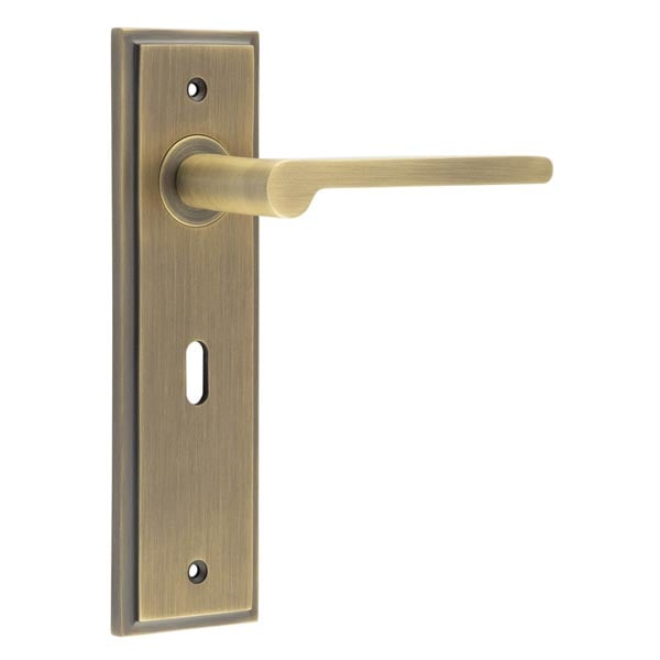 Burlington Fitzrovia Door Handle Lock Backplate