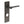 Fitzrovia Door Handle Din Bathroom Backplate Dark Bronze
