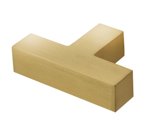 Burlington Trafalgar T Bar Square Cabinet Knobs