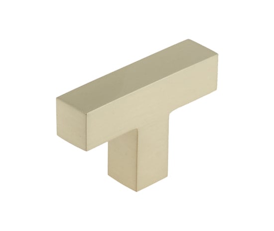 Burlington Trafalgar T Bar Square Cabinet Knobs