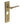 Knightbridge Door Handle Bathroom Backplate Antique Brass