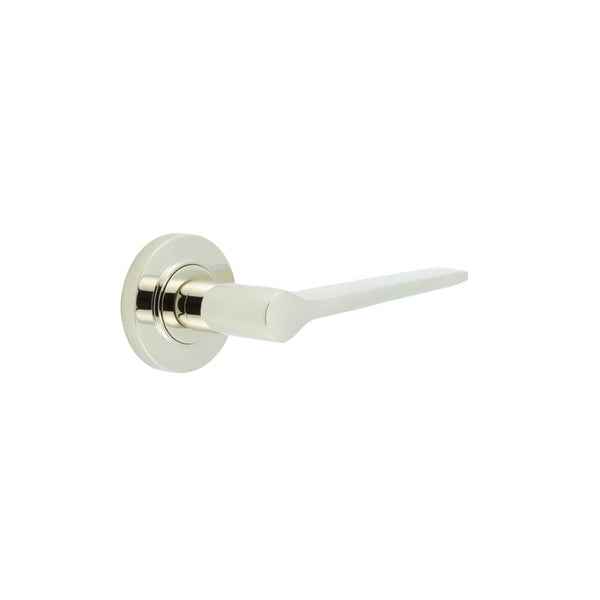 Burlington Knightsbridge Door Handles On Plain Rose