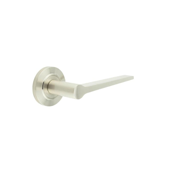 Burlington Knightsbridge Door Handles On Stepped Rose